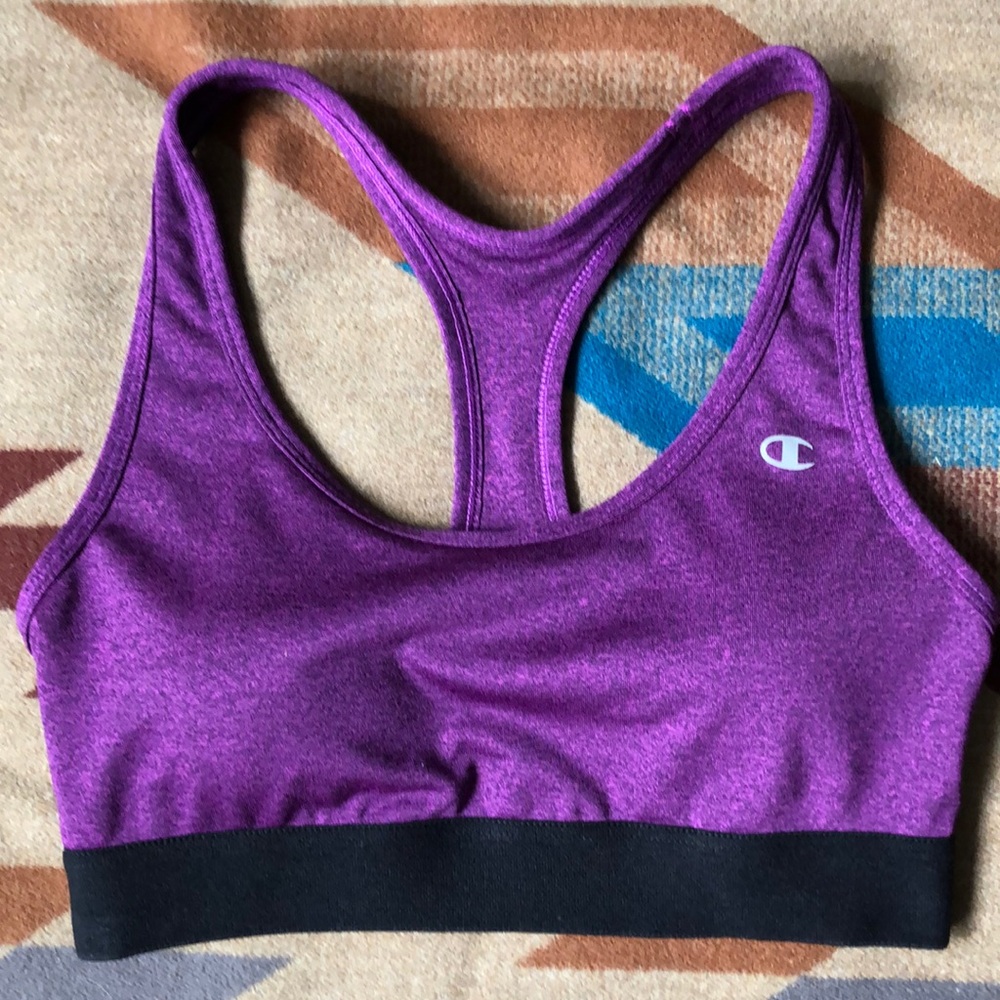 FINAL LISTING - Purple Champion Sports Bra